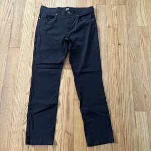 LL Bean Pants Mens 34x32 Venture Stretch Black Gorpcore Outdoor Hiking